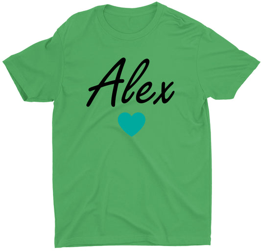 Best Alex Love Dad Custom Short Sleeve Fathers Day T-Shirts Gifts