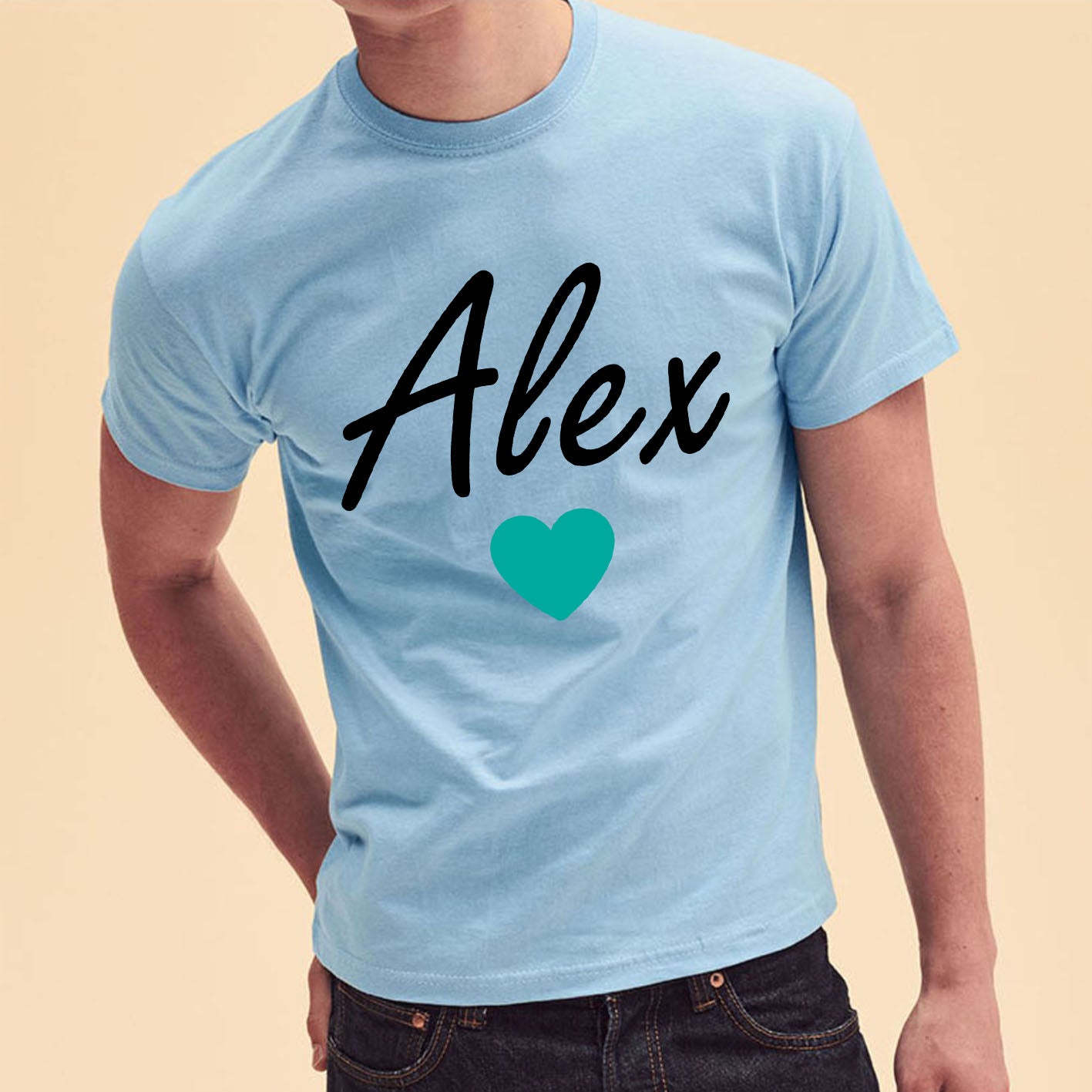 Best Alex Love Dad Custom Short Sleeve Fathers Day T-Shirts Gifts