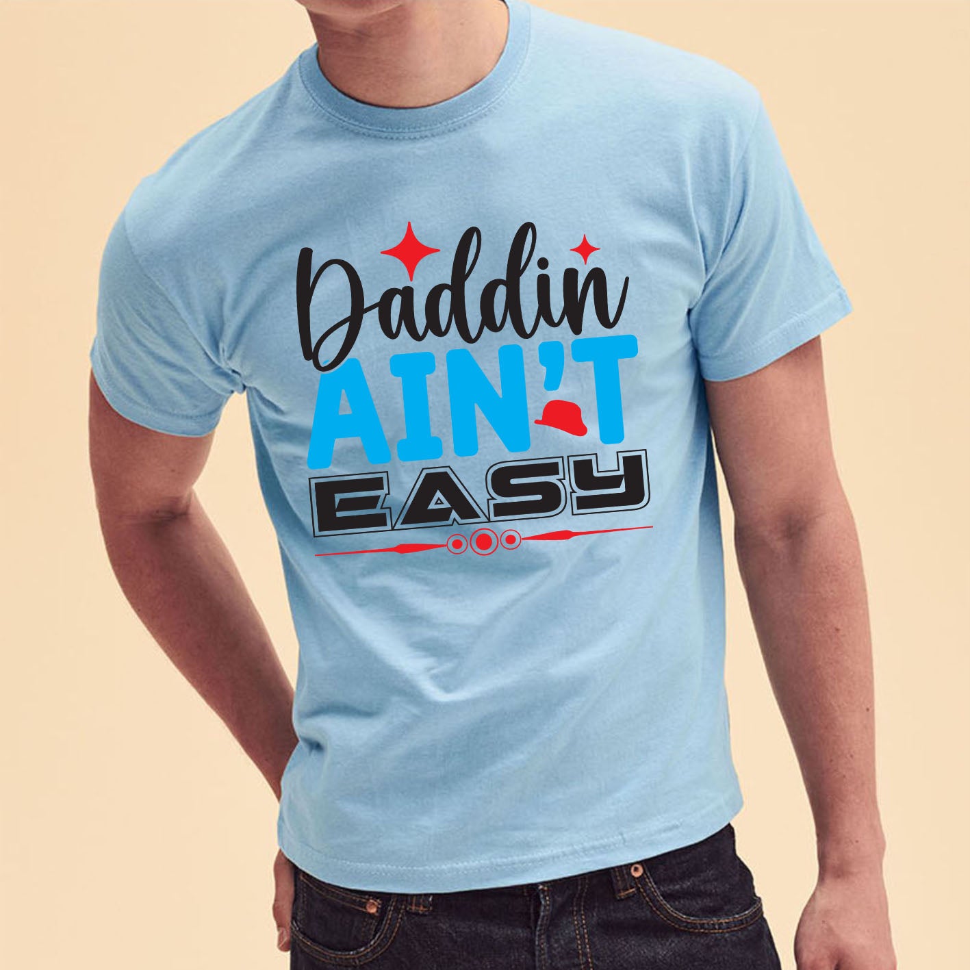 Best Daddin Ain't Easy Fathers Day Custom Short Sleeve Tshirts Gift