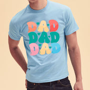Unique Custom Color Dad Father's Day Custom Short Sleeve T-Shirts