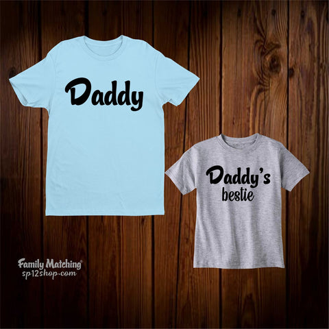 Daddy And Daddys Bestie Matching T Shirt