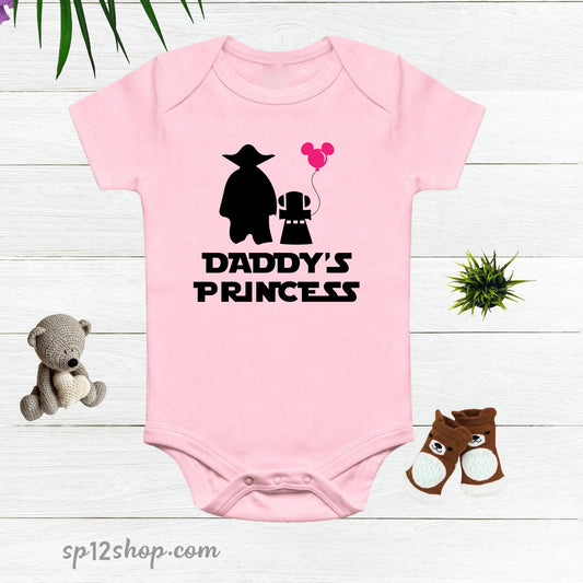 Daddy's Princess Yoda Baby Bodysuit