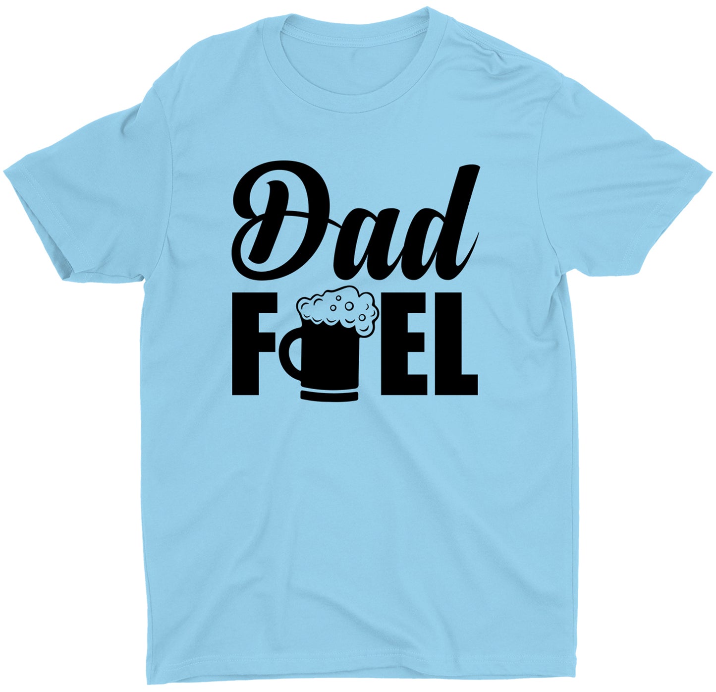 Customized Funny Dad Fuel Beer Daddy T-Shirts Gift For Fathers Day