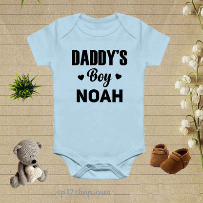 Daddy's Girl And Boy Matching Personalised T Shirt