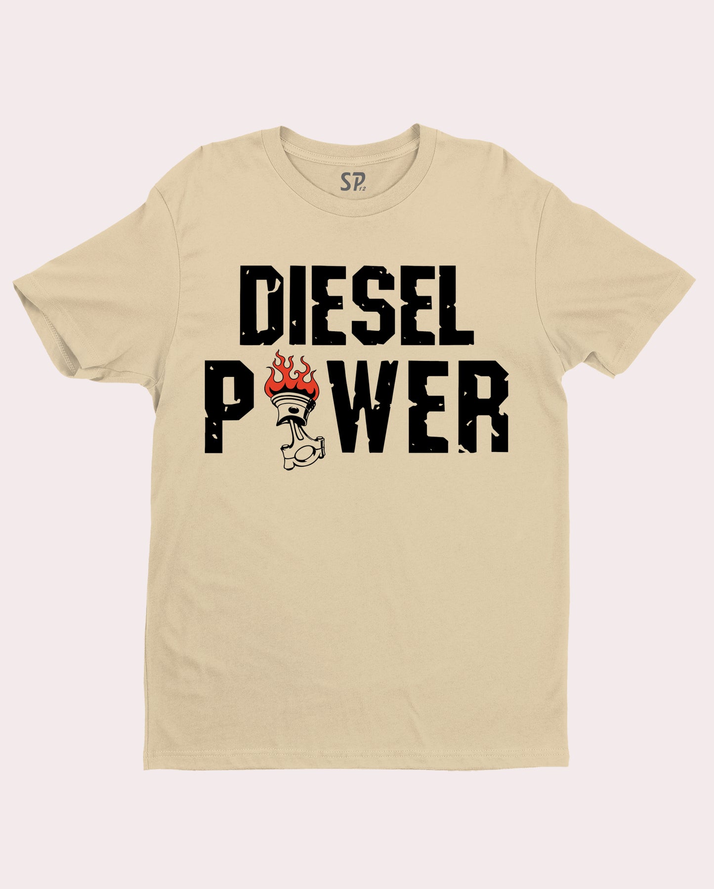 Diesel Power Fire On Automobile Hobby T shirt