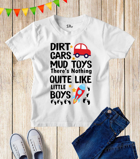 Dirt Cars Kids T Shirt