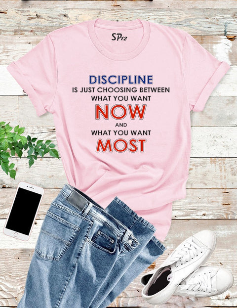 Discipline Inspirational T Shirt