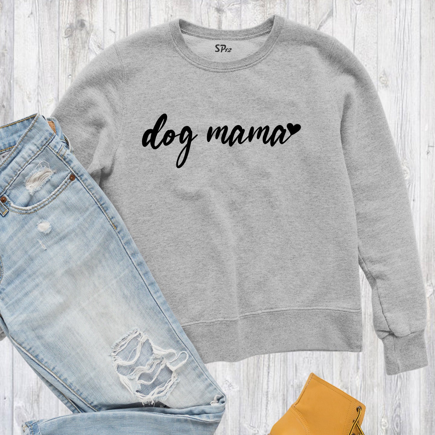 Dog Mama Sweatshirt Dog Lover Sweater