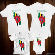 Dominica Flag T Shirt Olympics FIFA World Cup Country Flag Tee Shirt