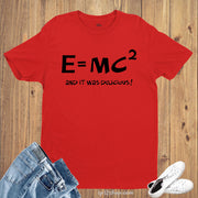 Energy equals Mass Speed Science T Shirt