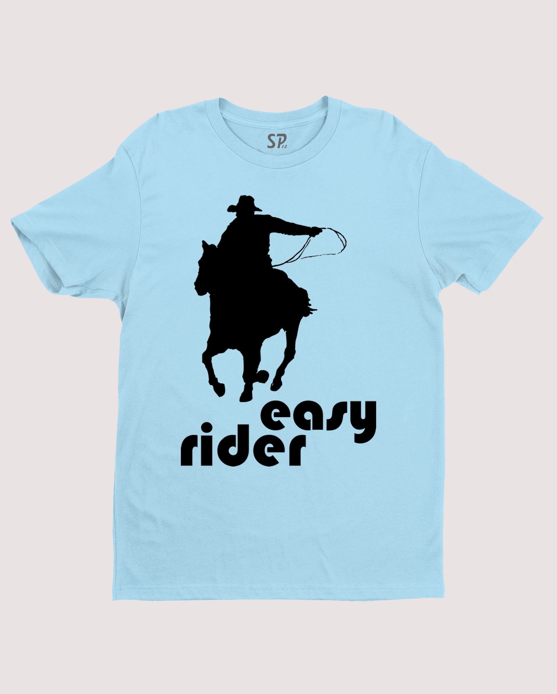 Easy Rider Cowboy Horse Riding Hobby T shirt