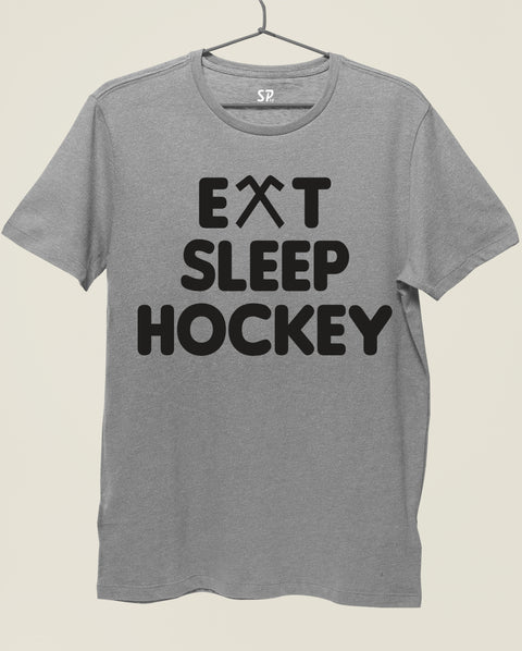 Eat Sleep Hockey Sports Play Game Hobby T shirt