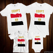 Egypt Flag T Shirt Olympics FIFA World Cup Country Flag Tee Shirt