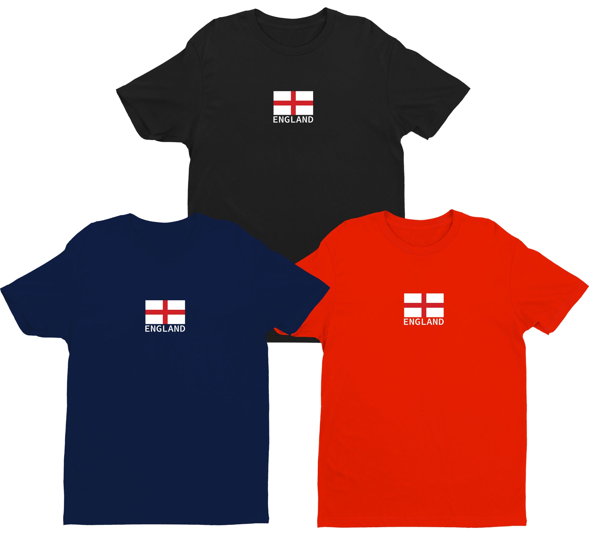 England Flag Euro 2021 World Cup Football T Shirt