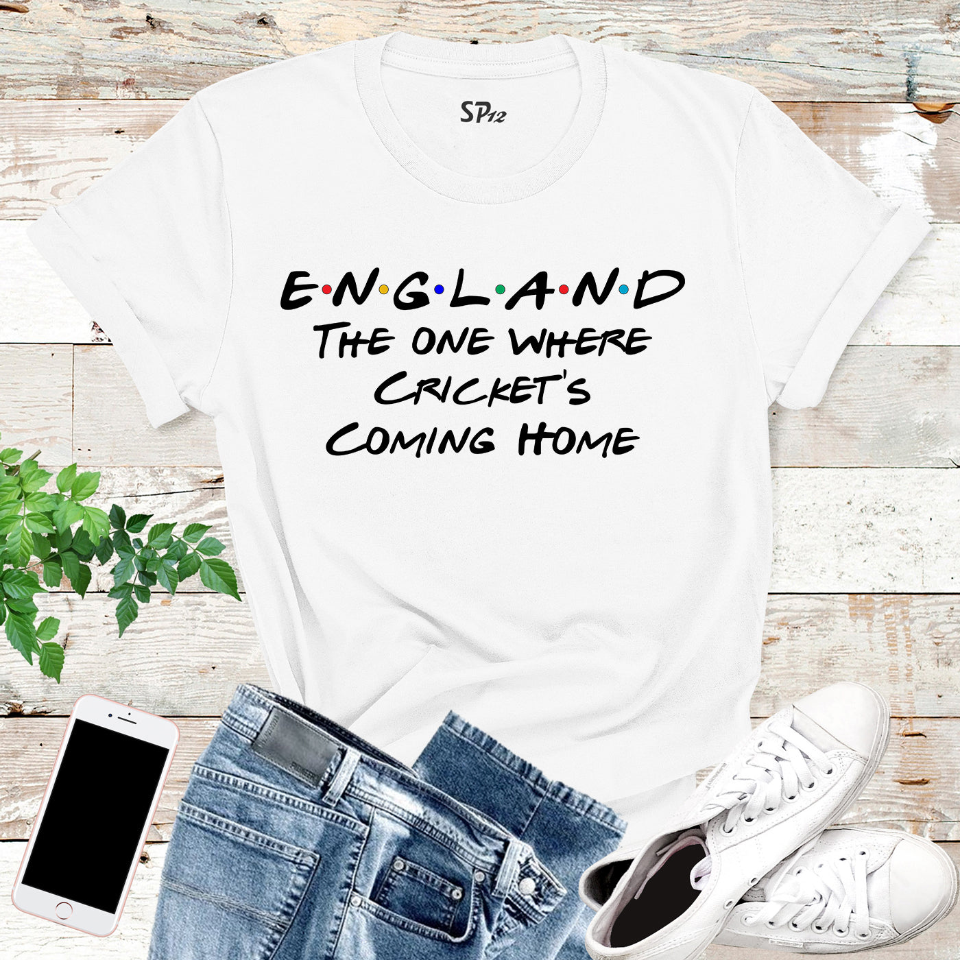 England The One Where Cricket's Coming Home T Shirt