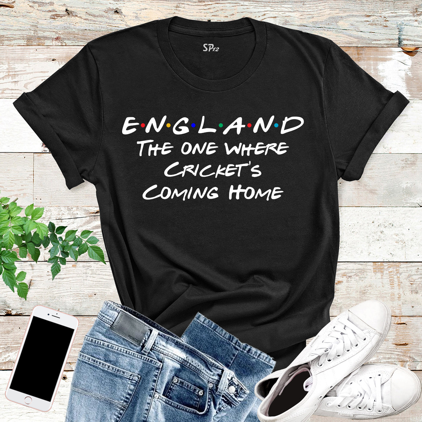England The One Where Cricket's Coming Home T Shirt