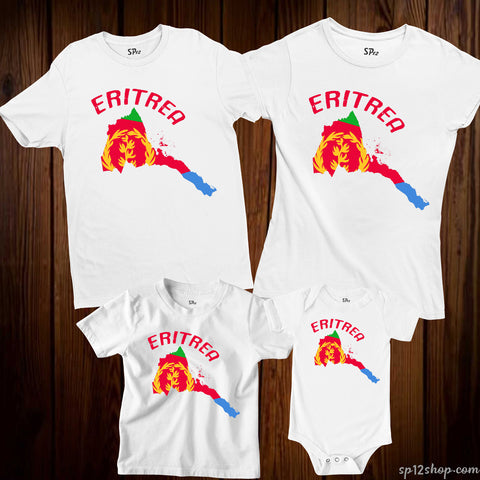 Eritrea Flag T Shirt Olympics FIFA World Cup Country Flag Tee Shirt