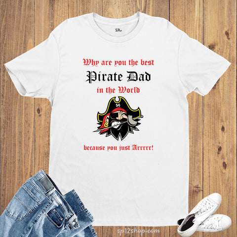 Best Pirate Daddy T Shirt 