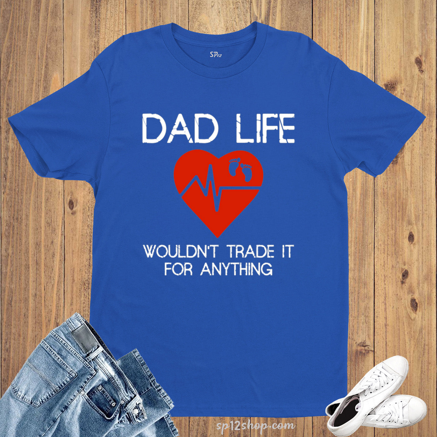 Family Daddy T Shirt Happy Fathers Day Dads Life tshirt tee