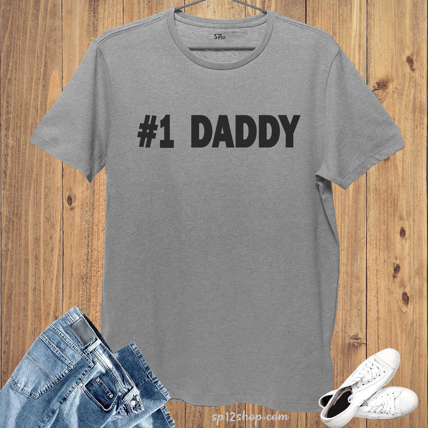 Hashtag Daddy Father Dad T Shirt Fathers Day Gift