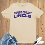 Family Funny T shirt World's Coolest Uncle