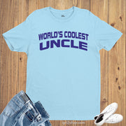 Family Funny T shirt World's Coolest Uncle
