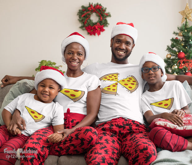 Family Matching Pizza T Shirt