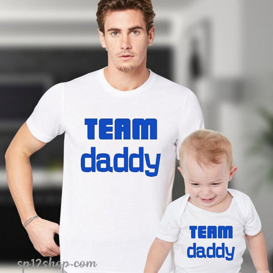 Father Daddy Daughter Dad Son Family Matching T shirts Team Daddy Slogan