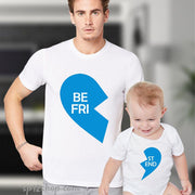 Father Daddy Daughter Dad Son Matching T shirts Bodysuit Best Friend Heart