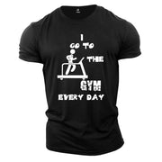 Fitness Crossfit Gym T Shirt I Go To The Gym Everyday Threadmill