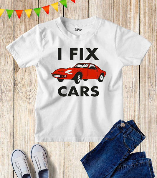 Fix Car Kids T Shirt