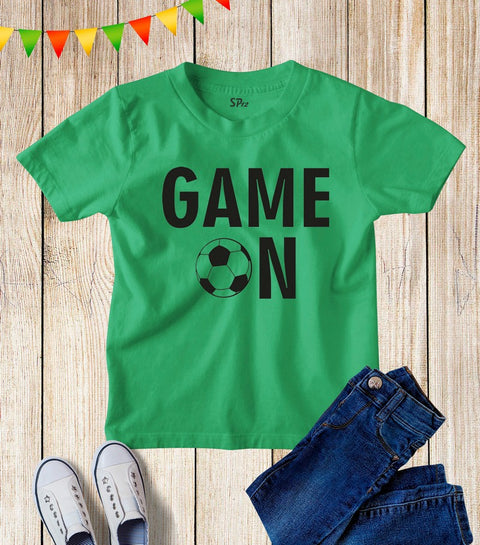 Football On Kids T Shirt