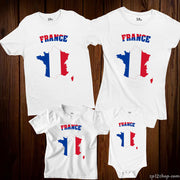 France Flag T Shirt Olympics FIFA World Cup Country Flag Tee Shirt