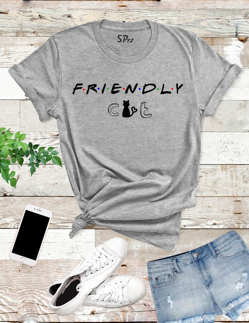 Friendly Cat T Shirt