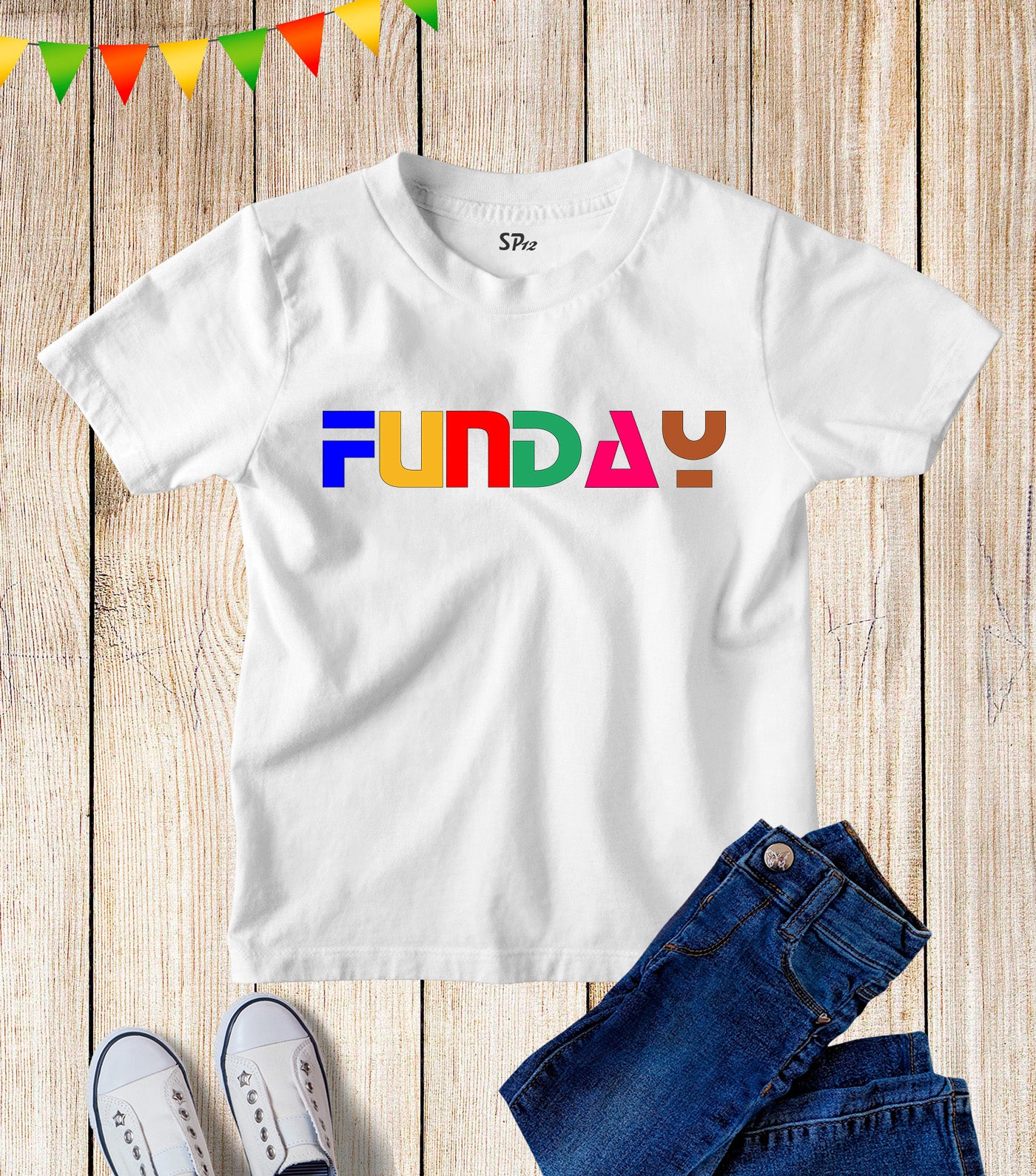 Funday Rainbow Kids T Shirt