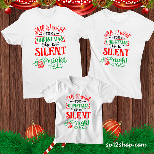 Christmas Silent Night secret Santa T shirt