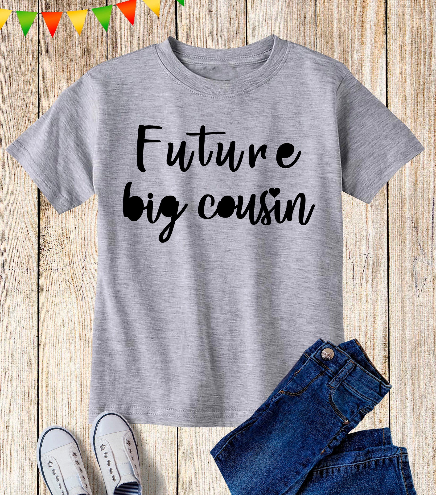 Future Big Cousin Kids T Shirt