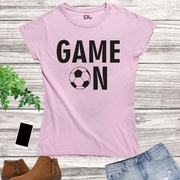 Game On Football Women T Shirt