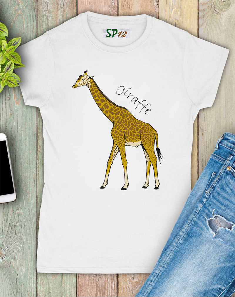 Giraffe Women Graphic T Shirt
