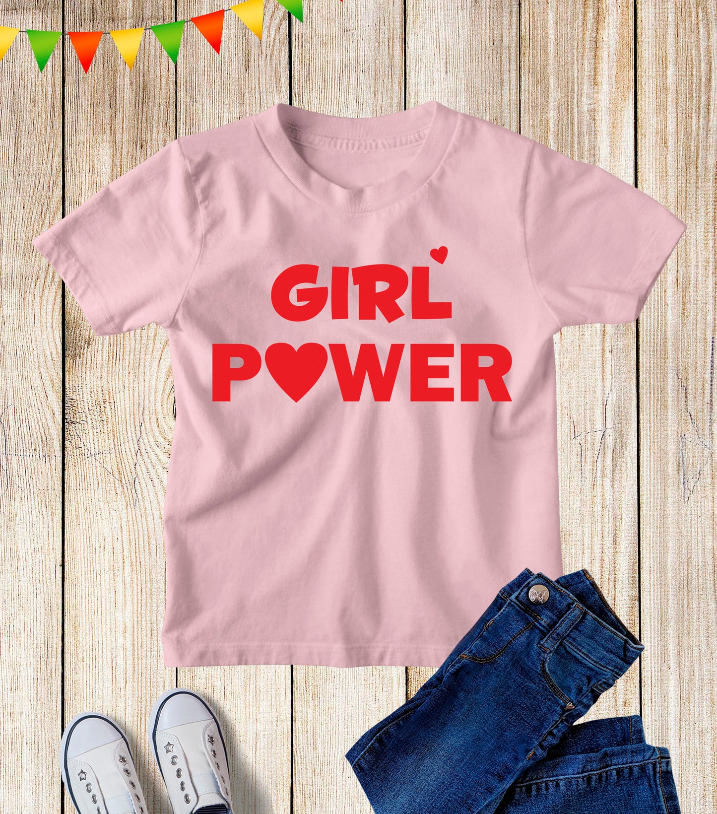 Girl Power Kids T Shirt