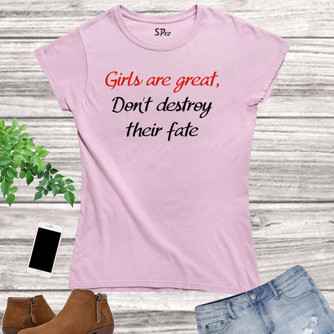 Girls Are Great Awareness Women T Shirt