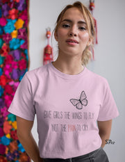 Give Girls Wings To fly T Shirt