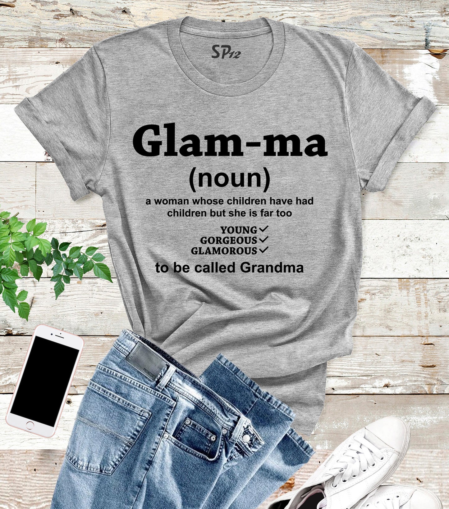 Glamma T Shirt Grandmother Tees