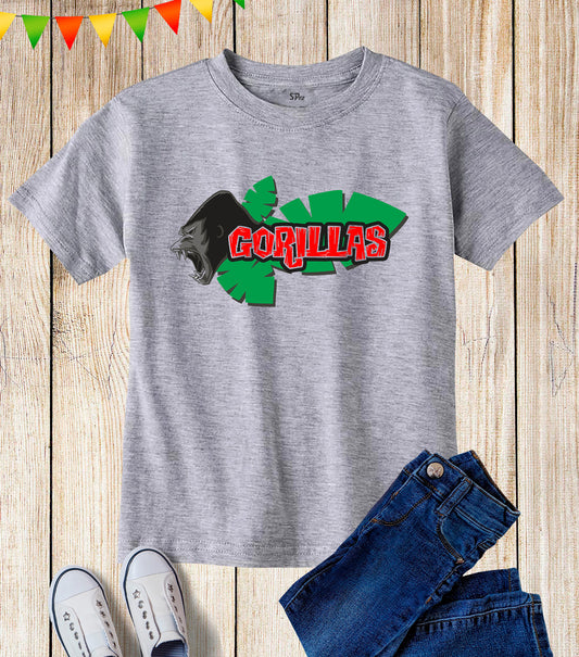 Kids Graphic Movie Character Gorillas T Shirt