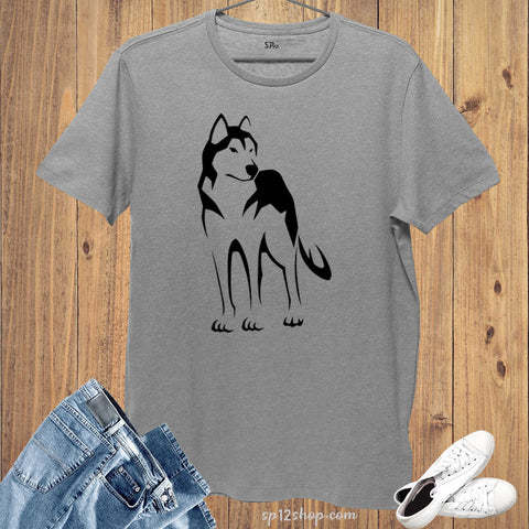 Graphic Animal t Shirts Siberian Husky Dog Breed Owner
