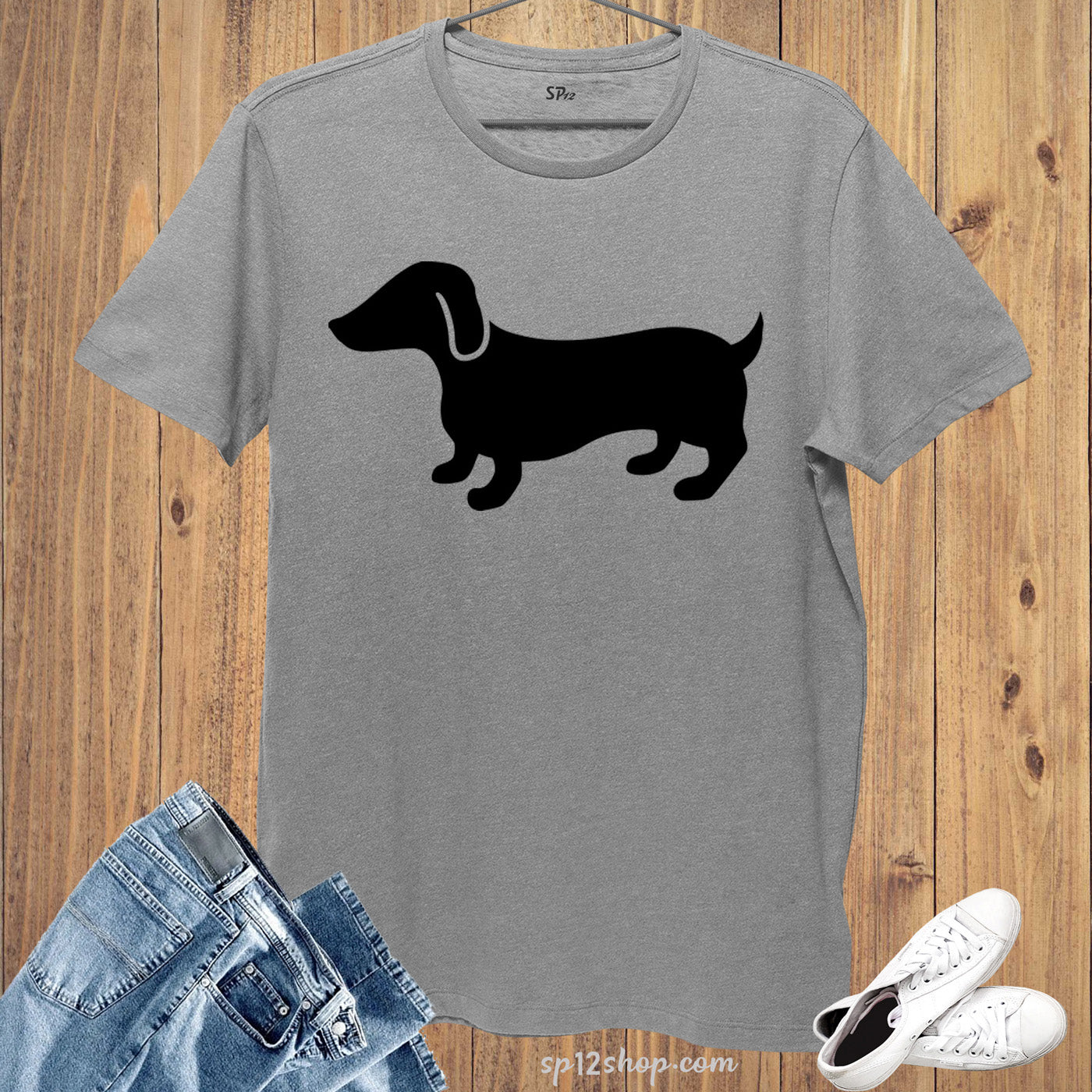 Graphic T Shirt Wiener American Dog Animal Right Lover Pets