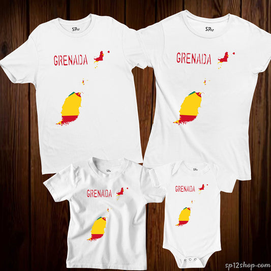 Grenada Flag T Shirt Olympics FIFA World Cup Country Flag Tee Shirt