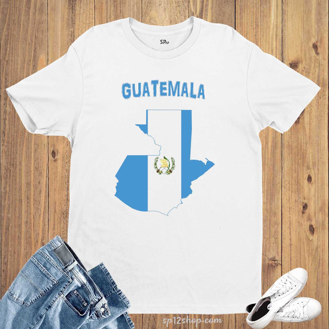 Guatemala Flag T Shirt Olympics FIFA World Cup Country Flag Tee Shirt