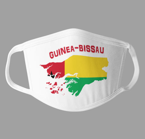 Guinea-Bissau Flag Face Mask Cover Patriotic Facemask Covering
