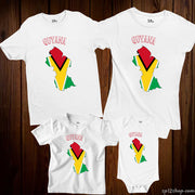Guyana Flag T Shirt Olympics FIFA World Cup Country Flag Tee Shirt